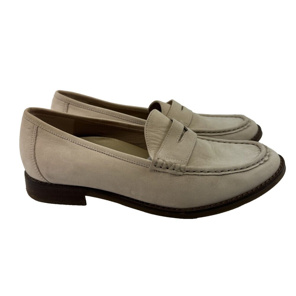 Vionic Waverly Loafer Light Pink Nubuck Leather Comfort Slip On Moc Toe Size 7.5